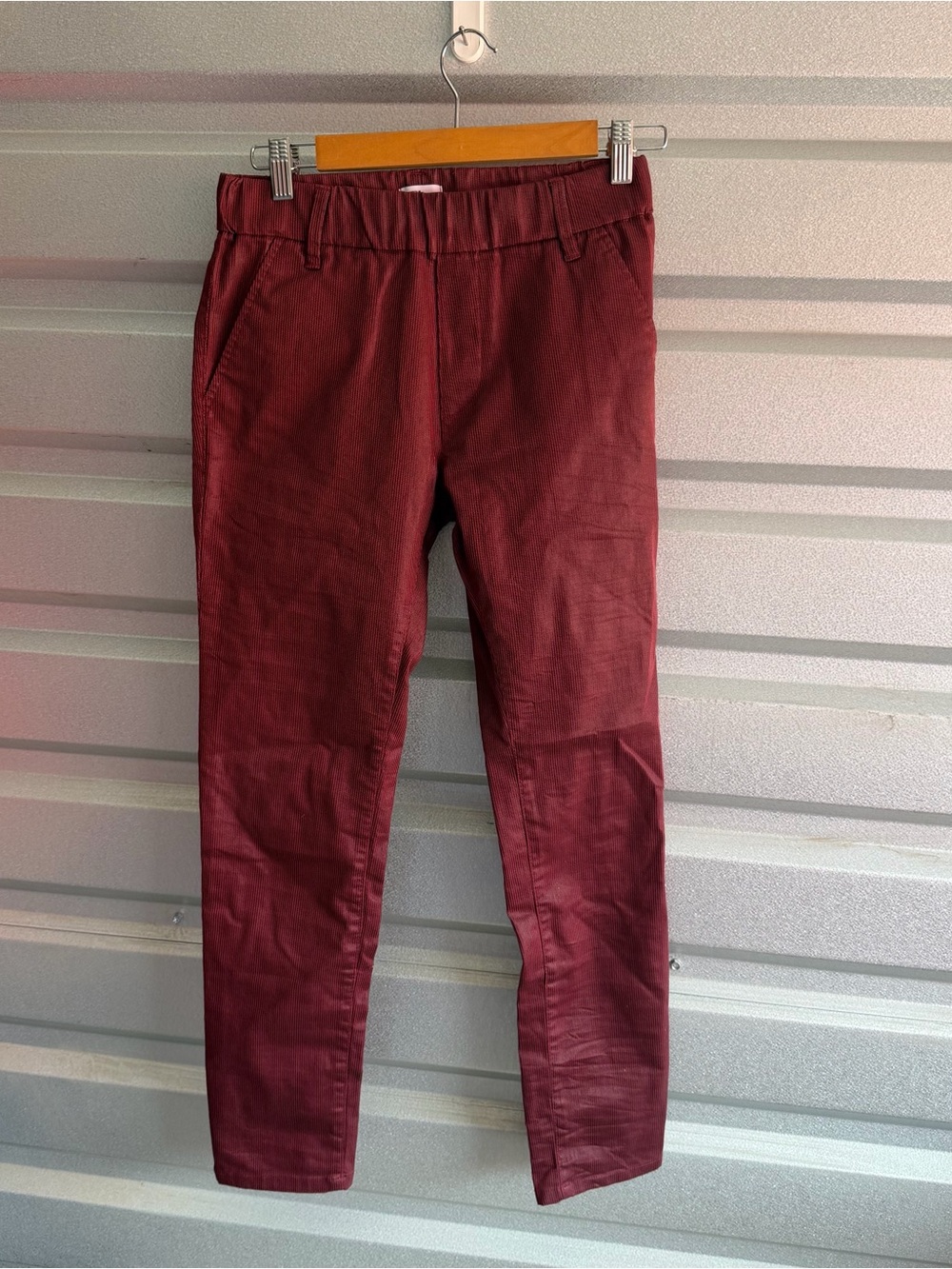 Bevy Flog red slim pants
